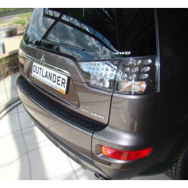 Накладка на задний бампер Mitsubishi Outlander II (2005-2012) бренд – RIDER главное фото